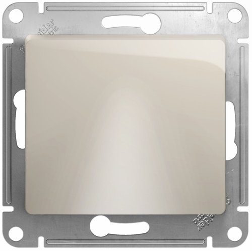 Вывод кабеля без рамки Systeme Electric Glossa молочный картинка